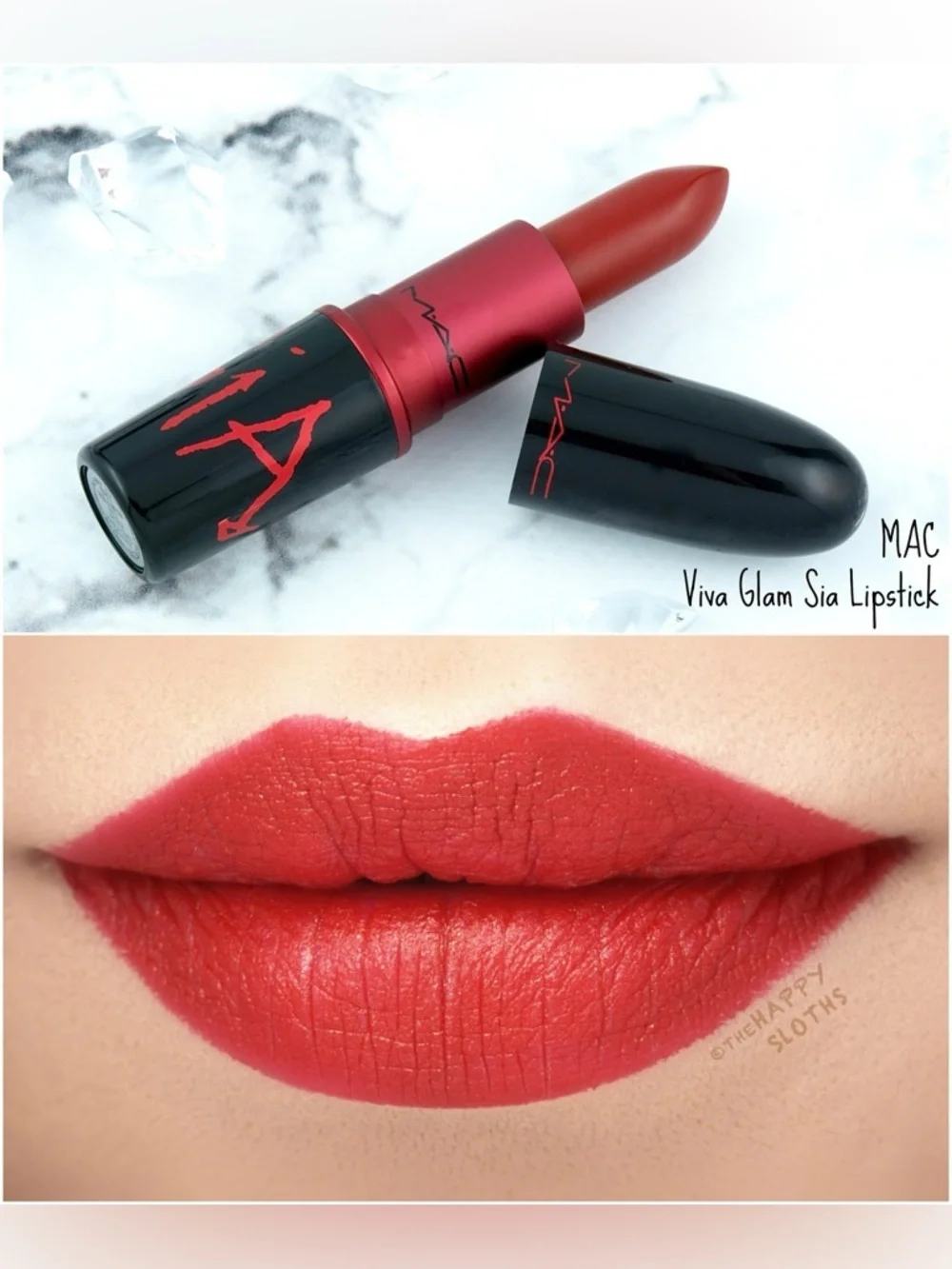MAC Limited Edition Discontinued SIA MATTE VIVA LA GLAM brick red classy bold